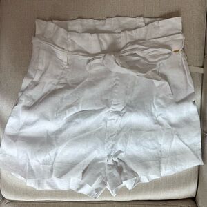 OndadeMar White High Waist Shorts